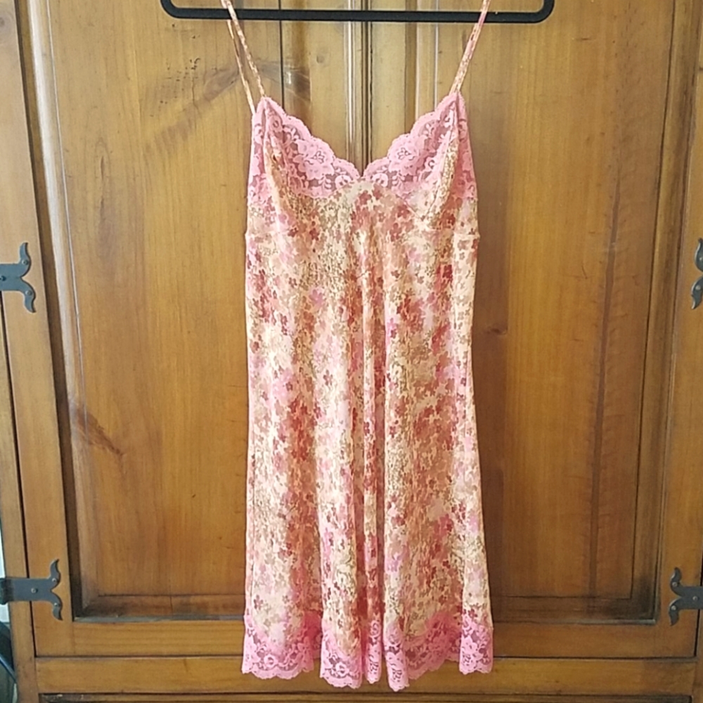 Victoria Secret Sheer Floral Chemise